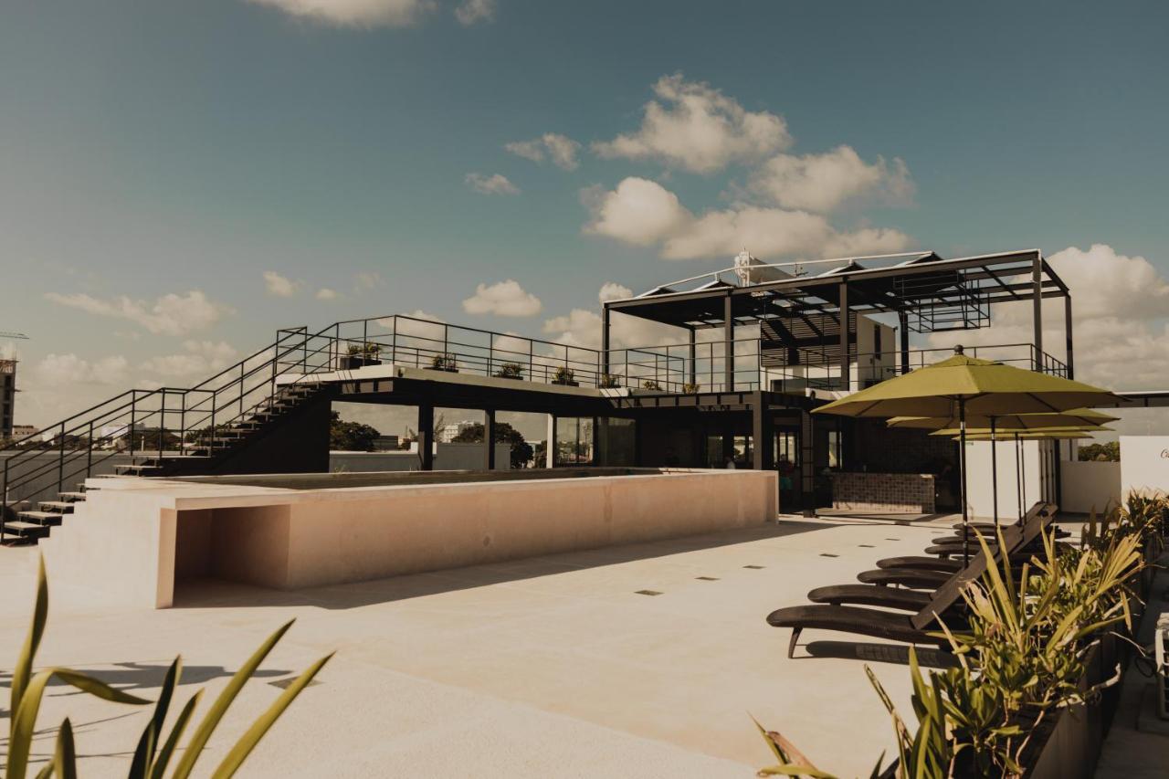 Caleta Hostel Rooftop & Pool 坎昆 外观 照片